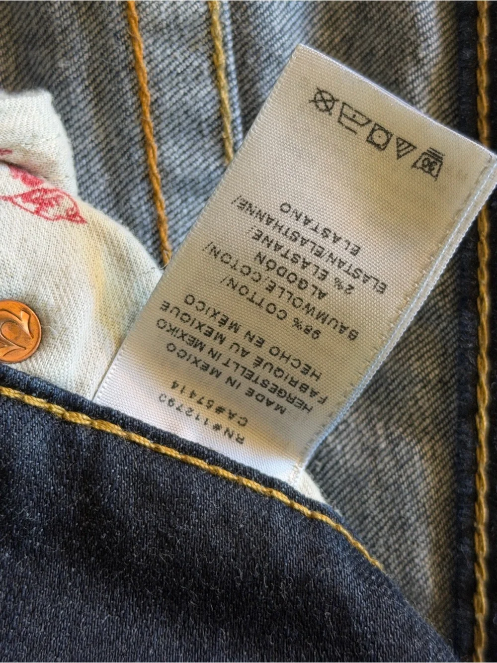 True Religion Men's Straight-Leg Jeans in Dark Blue Denim